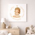 Jungfrau - Baby Girl - Leinwand 50x50cm