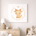 Steinbock - Baby Girl - Leinwand 50x50cm