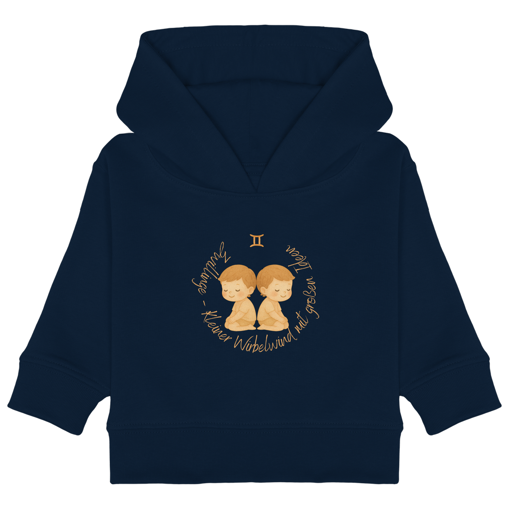 Zwillinge - Baby Boy - Baby Organic Hoodie