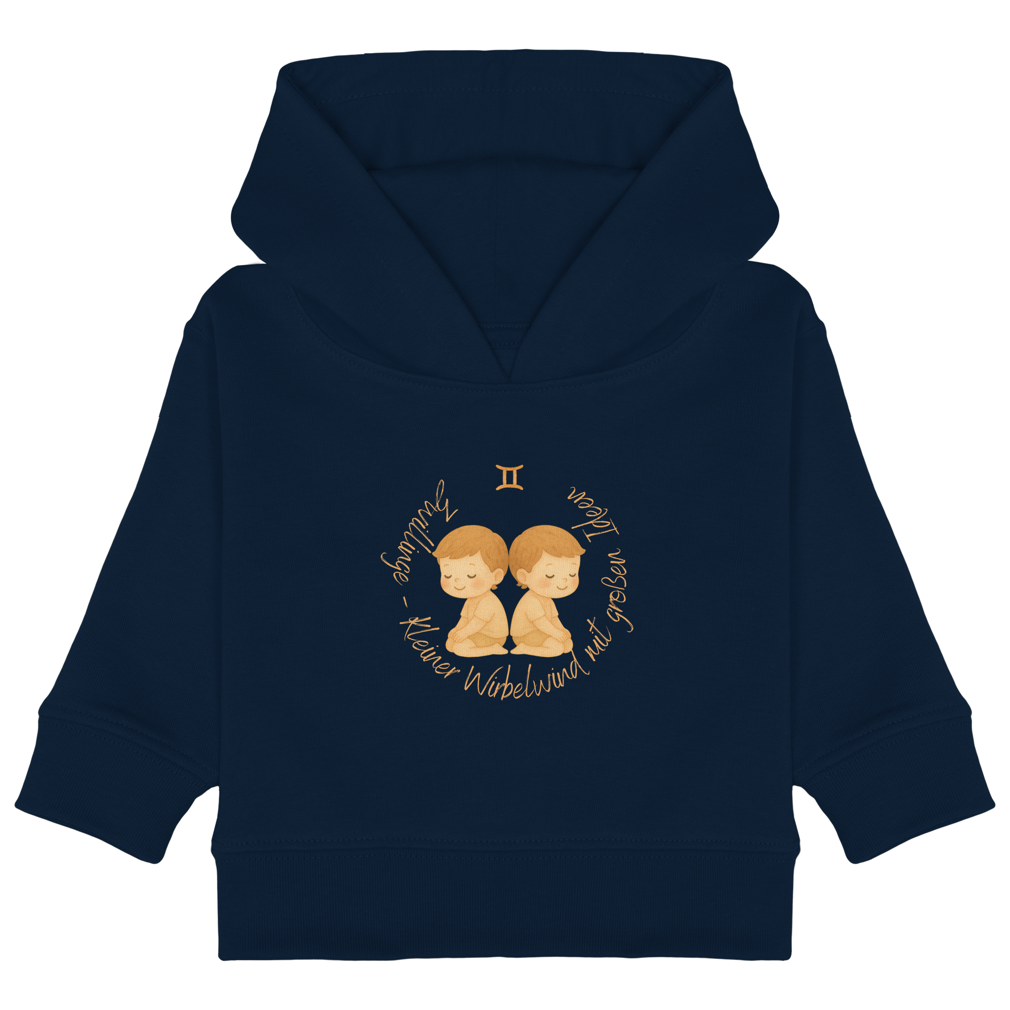 Zwillinge - Baby Boy - Baby Organic Hoodie