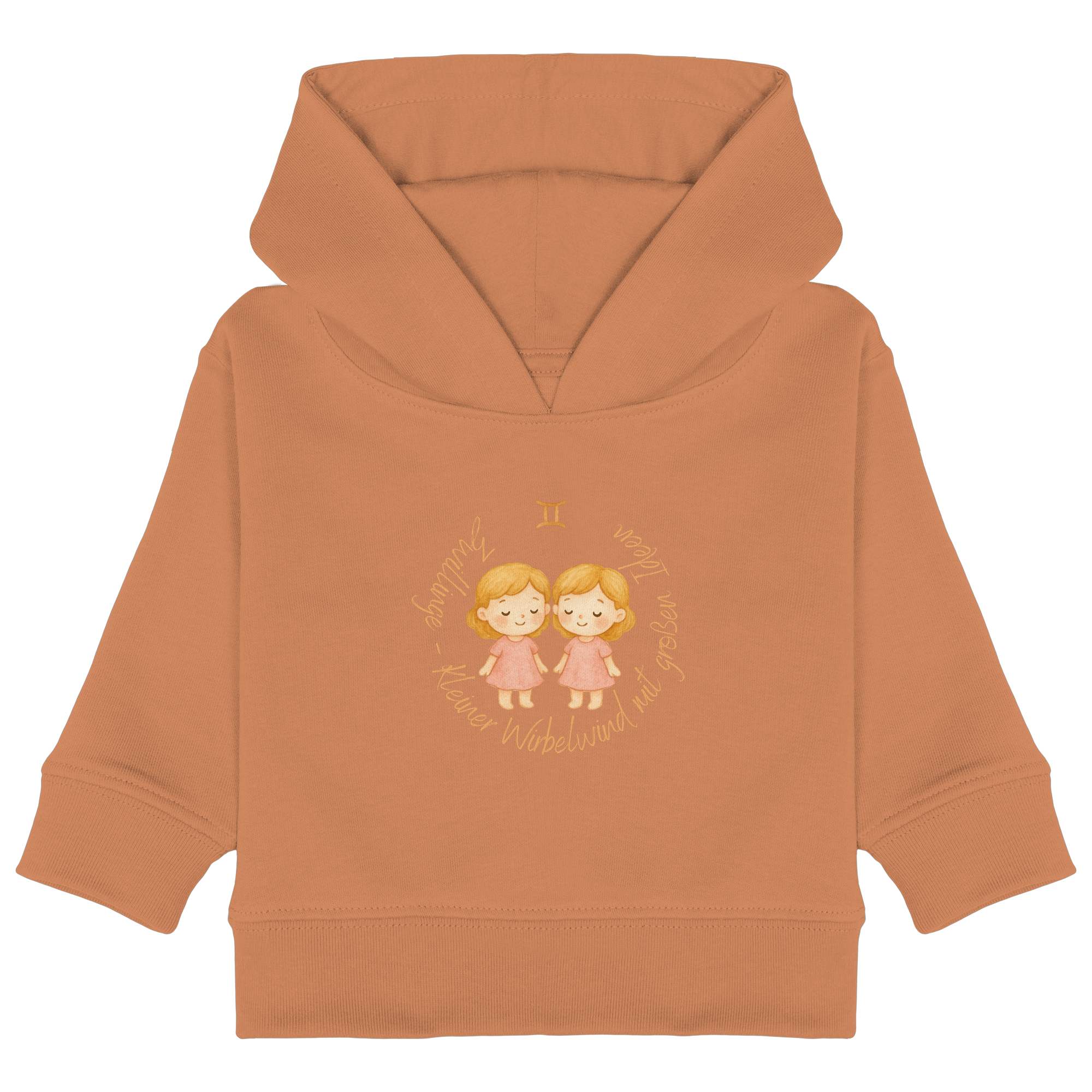 Zwillinge - Baby Girl - Baby Organic Hoodie