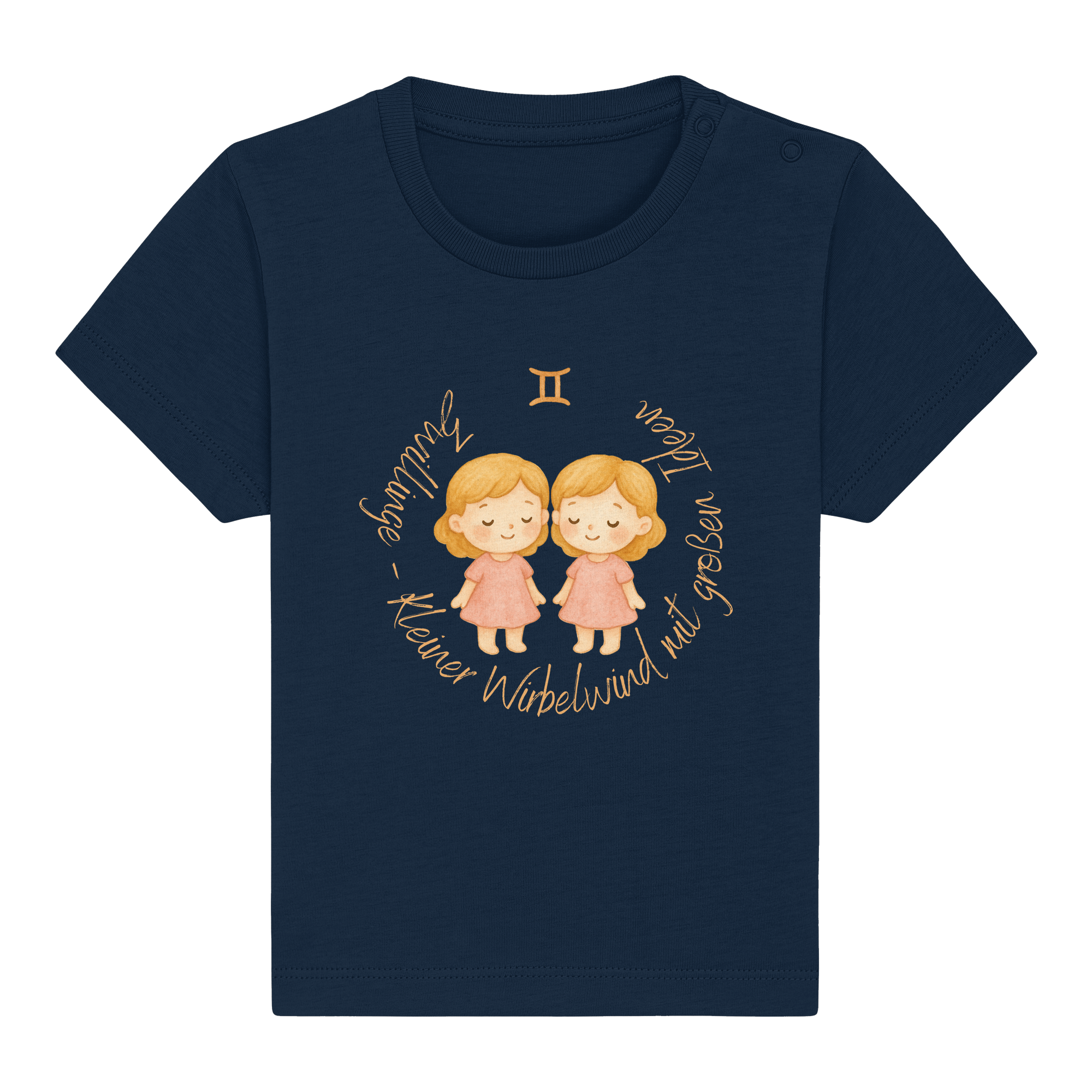 Zwillinge - Baby Girl - Baby Organic Shirt