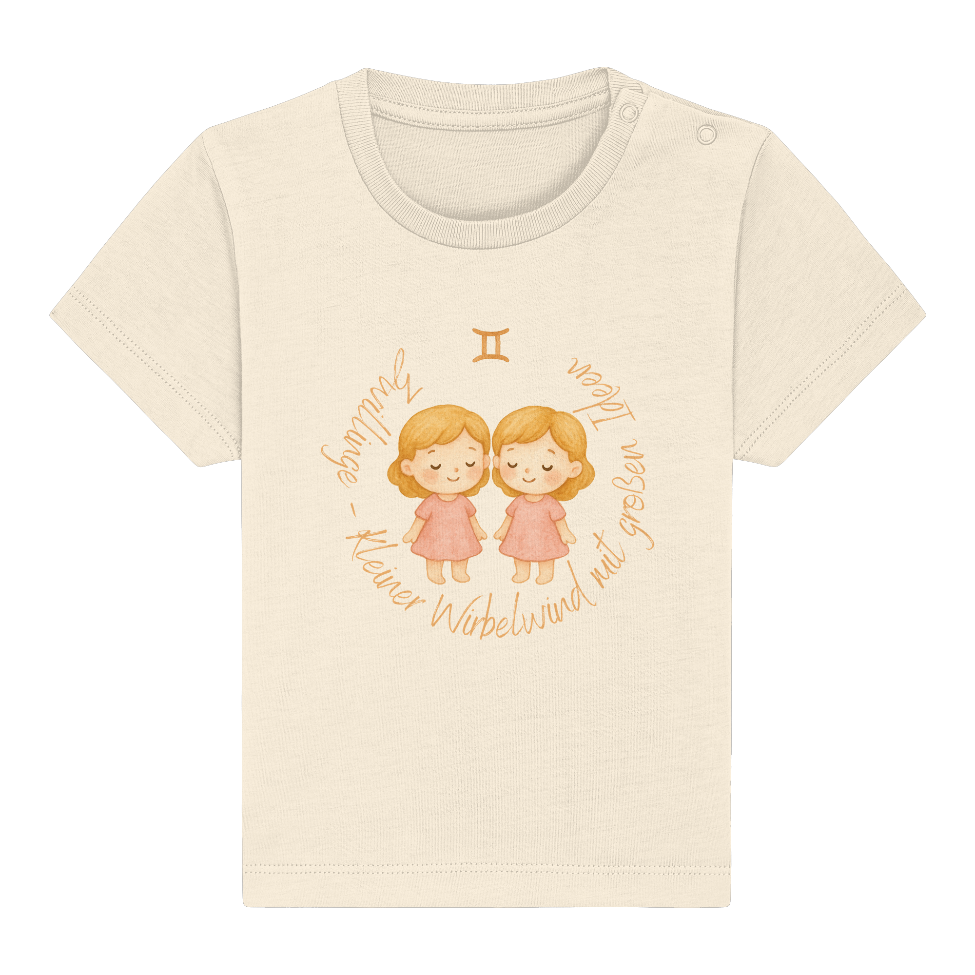 Zwillinge - Baby Girl - Baby Organic Shirt