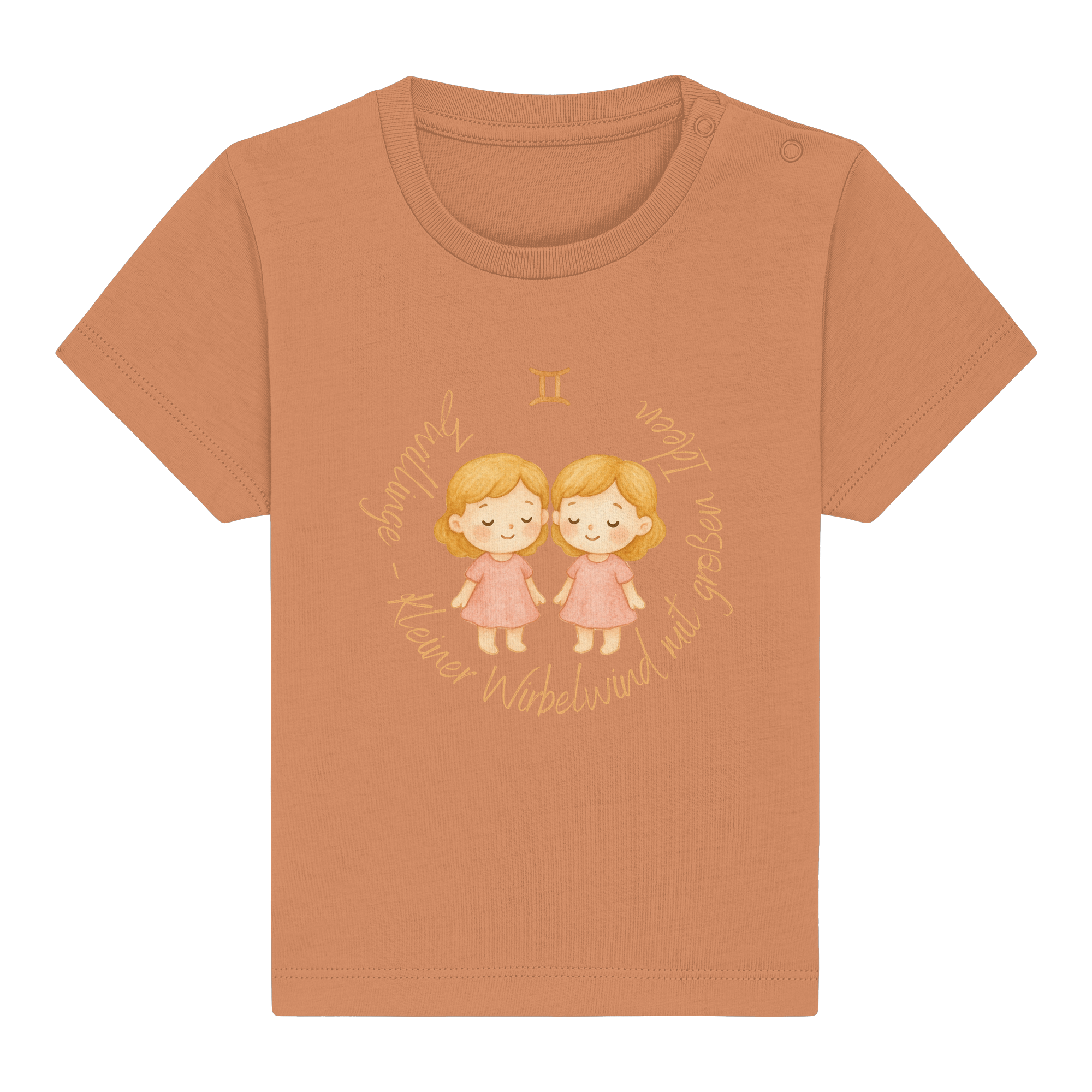 Zwillinge - Baby Girl - Baby Organic Shirt