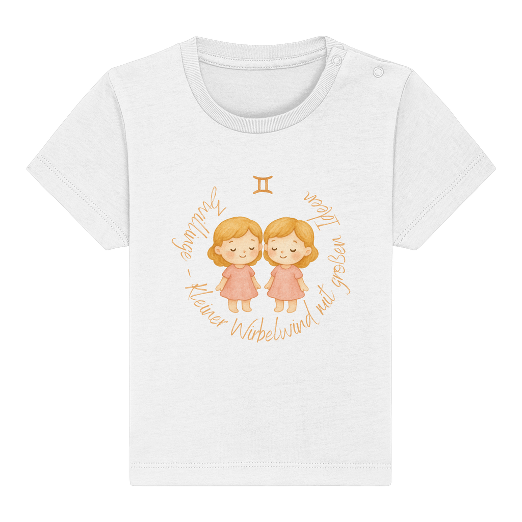 Zwillinge - Baby Girl - Baby Organic Shirt