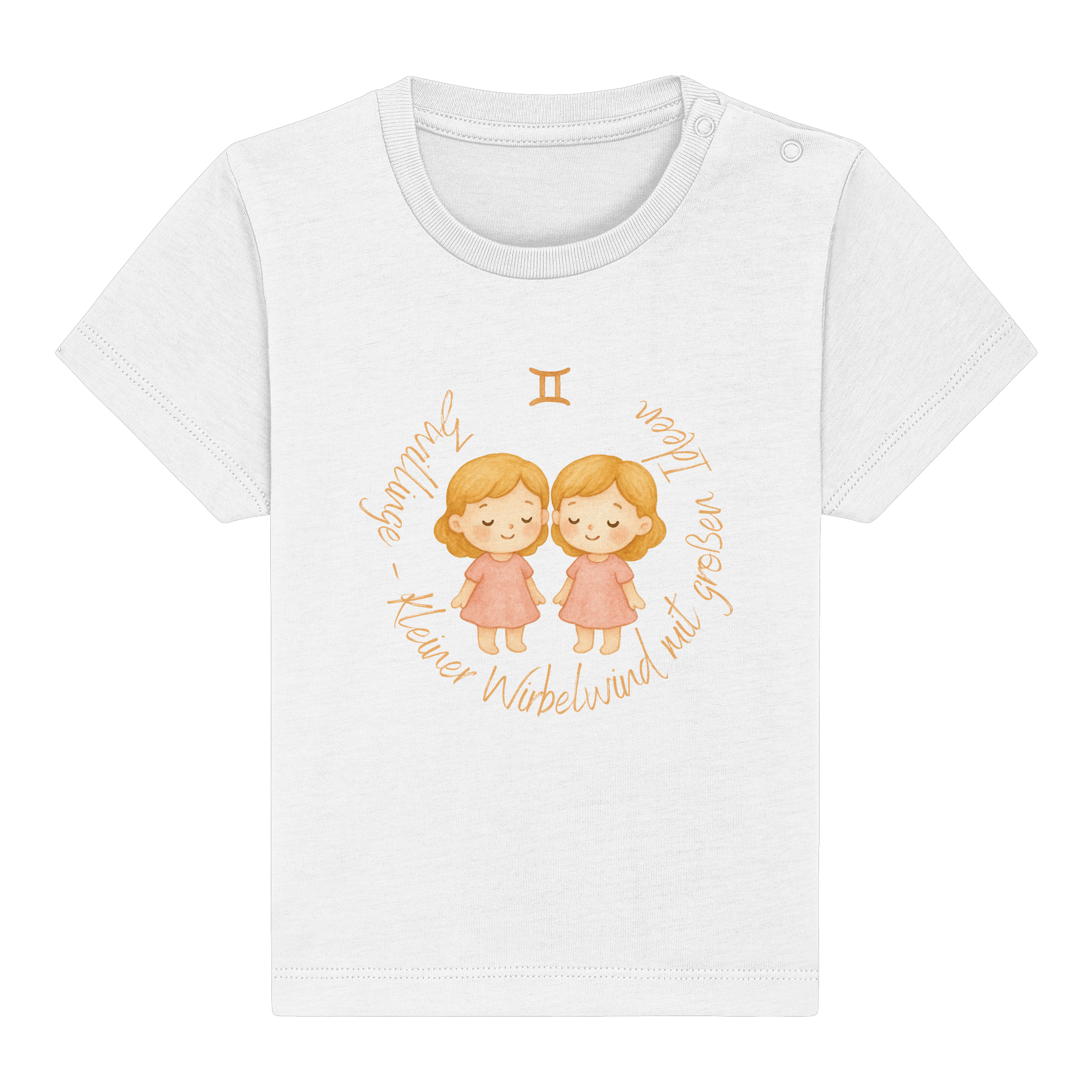 Zwillinge - Baby Girl - Baby Organic Shirt
