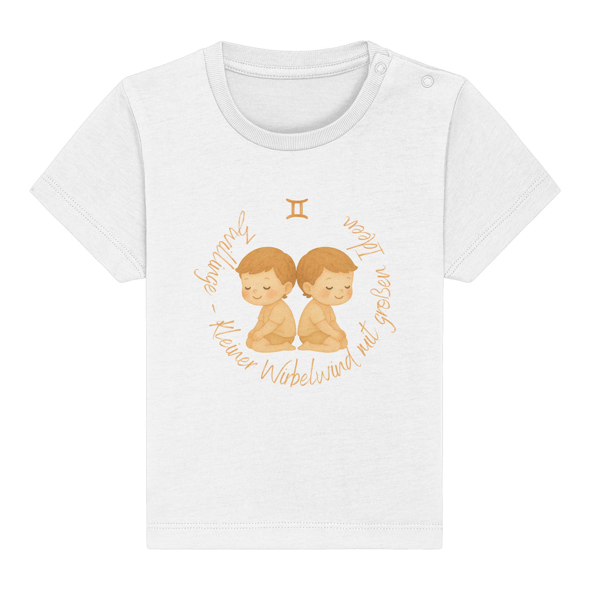 Zwillinge - Baby Boy - Baby Organic Shirt