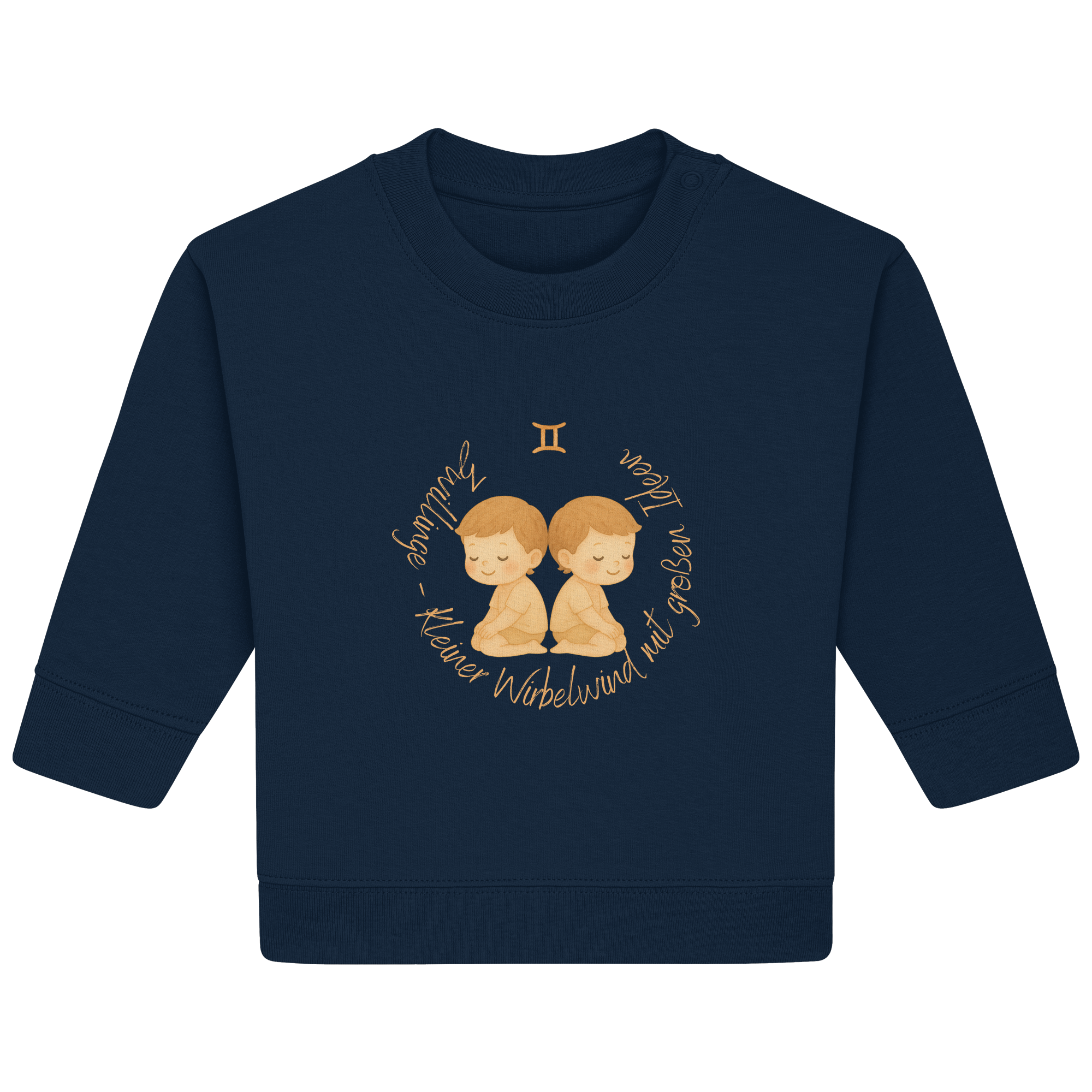 Zwillinge - Baby Boy - Baby Organic Sweatshirt