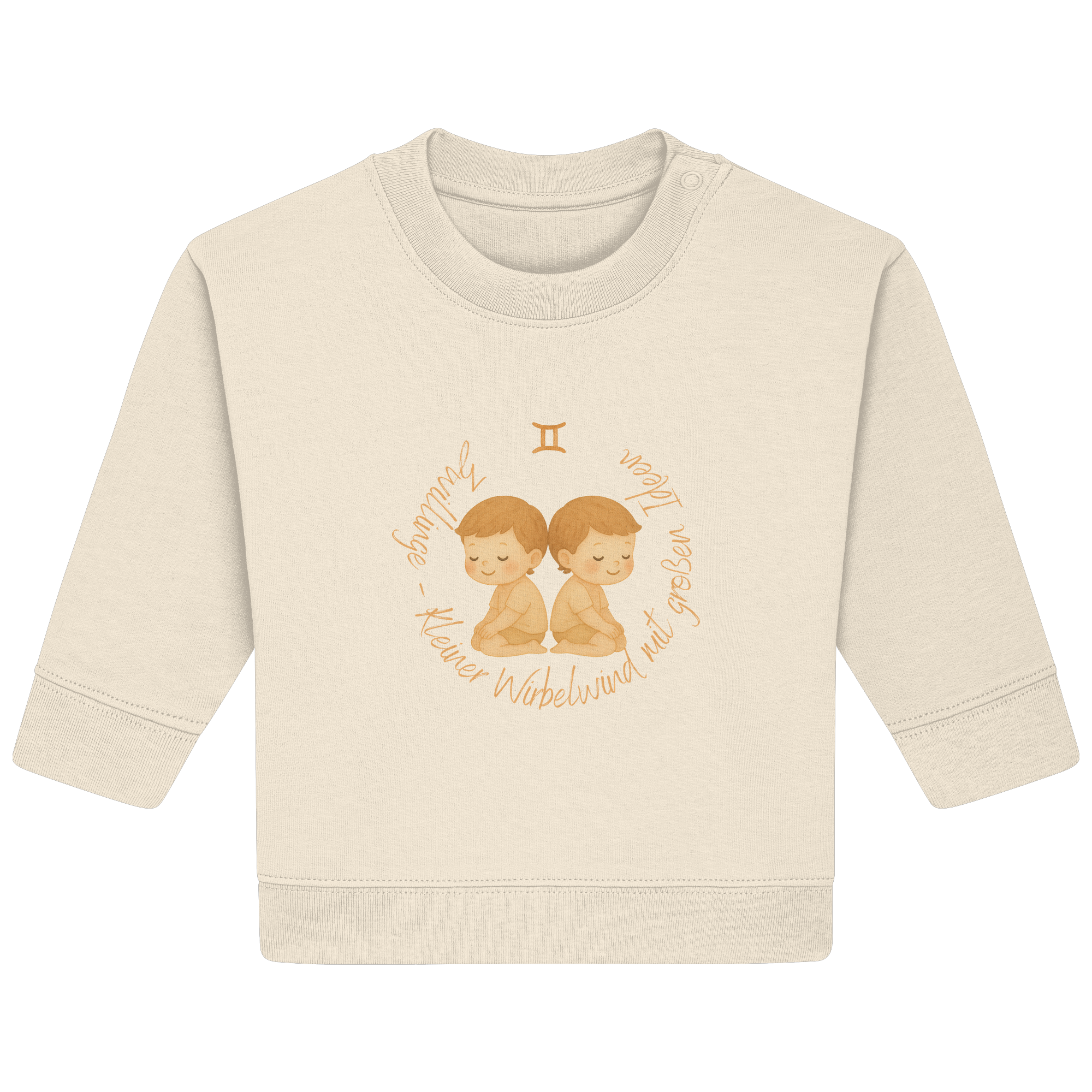 Zwillinge - Baby Boy - Baby Organic Sweatshirt