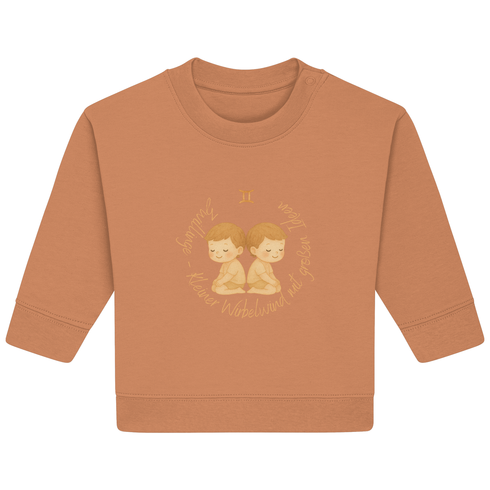 Zwillinge - Baby Boy - Baby Organic Sweatshirt