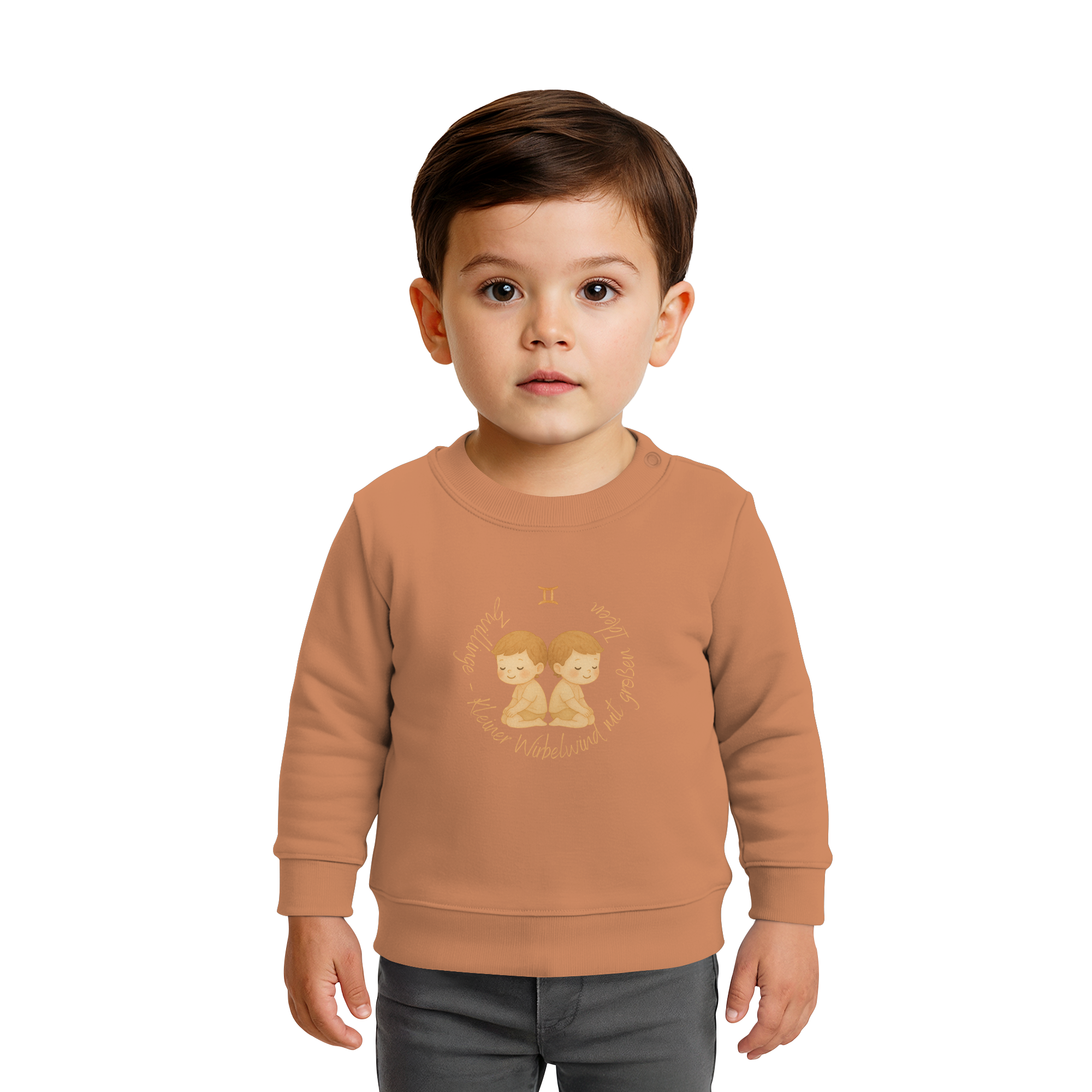 Zwillinge - Baby Boy - Baby Organic Sweatshirt