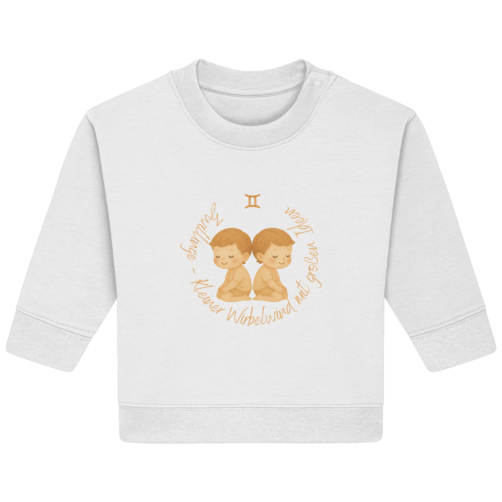 Zwillinge - Baby Boy - Baby Organic Sweatshirt