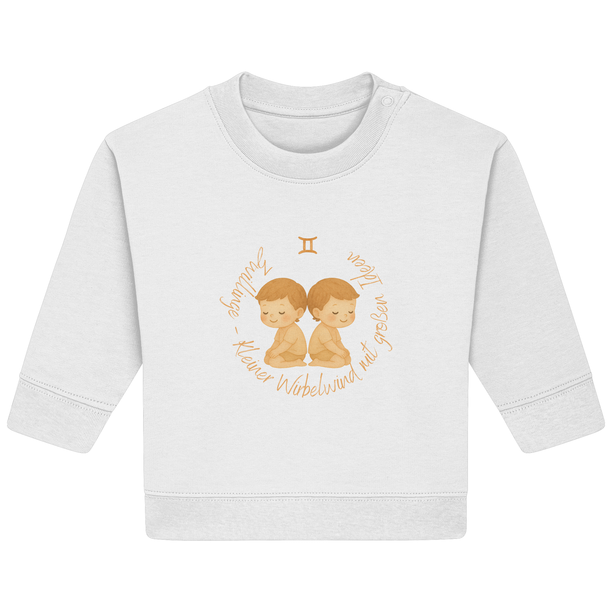 Zwillinge - Baby Boy - Baby Organic Sweatshirt