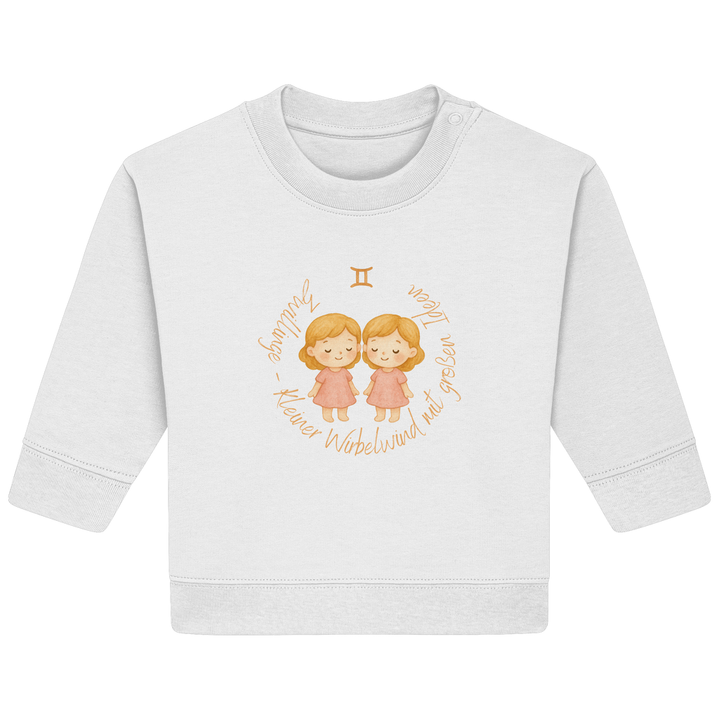 Zwillinge - Baby Girl - Baby Organic Sweatshirt