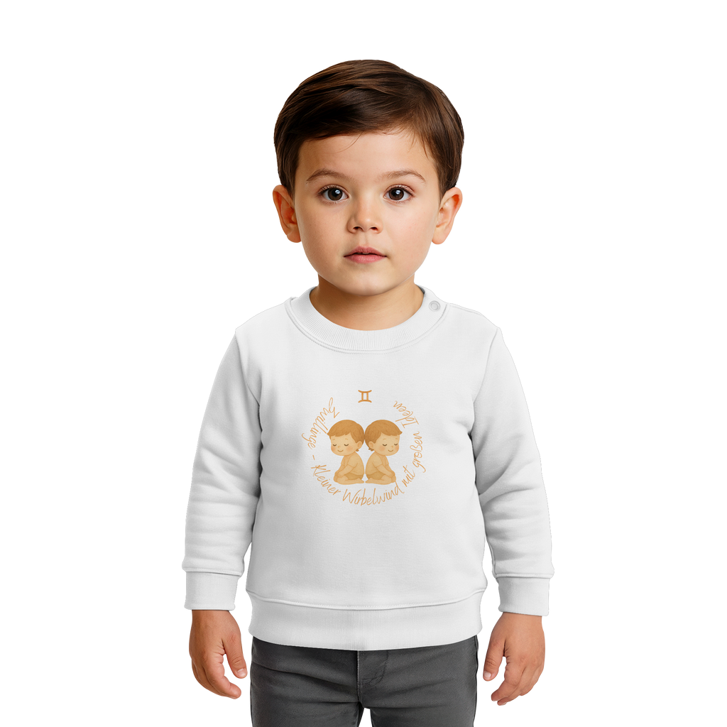 Zwillinge - Baby Boy - Baby Organic Sweatshirt