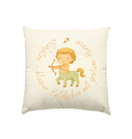 Schütze - Baby Boy - Kissen natur 40x40cm