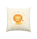 Löwe - Baby Boy - Kissen natur 40x40cm