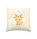 Steinbock - Baby Boy - Kissen natur 40x40cm
