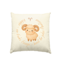 Widder - Baby Boy - Kissen natur 40x40cm