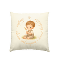 Jungfrau - Baby Boy - Kissen natur 40x40cm
