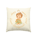 Waage - Baby Boy - Kissen natur 40x40cm