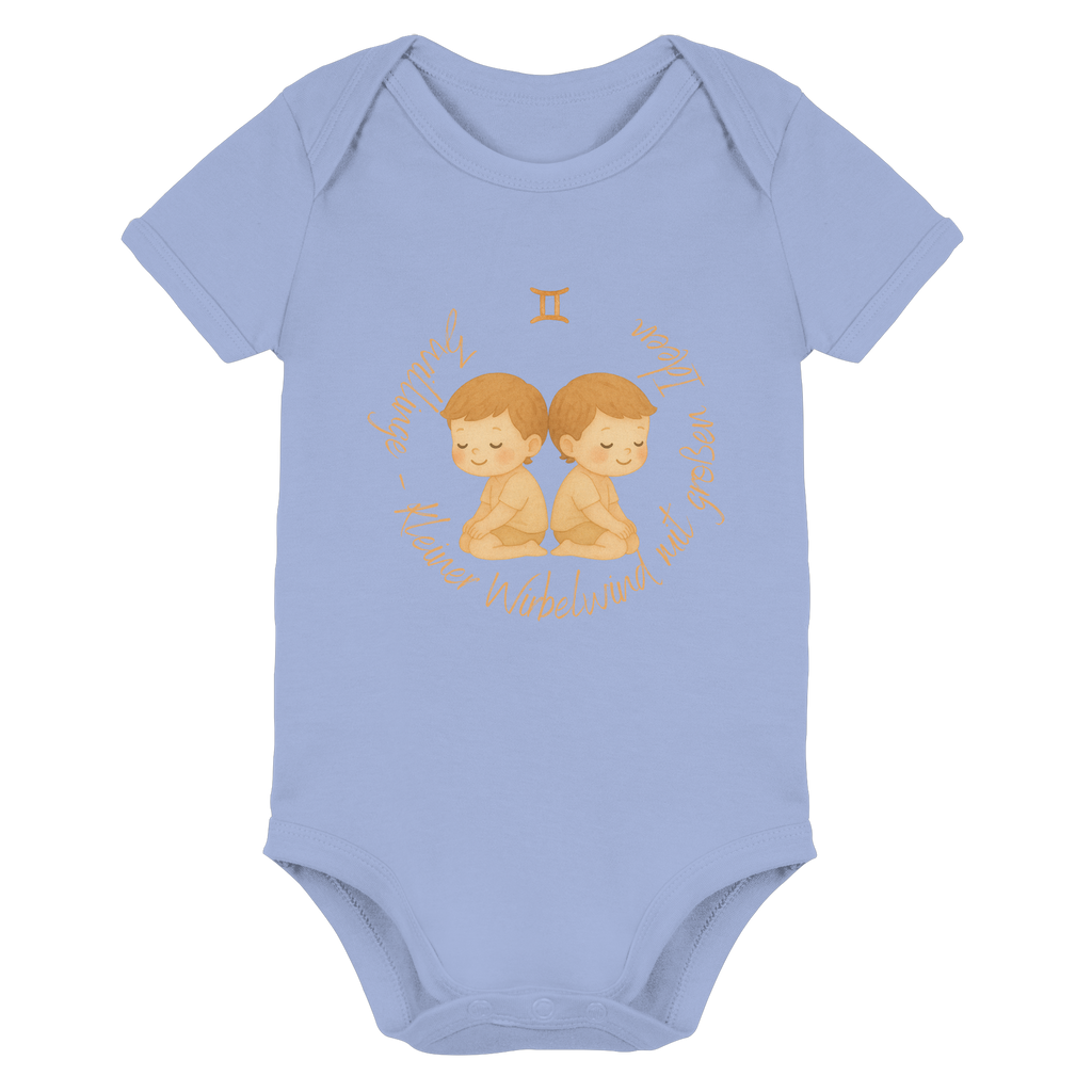 Zwillinge - Baby Boy - Organic Baby Bodysuit
