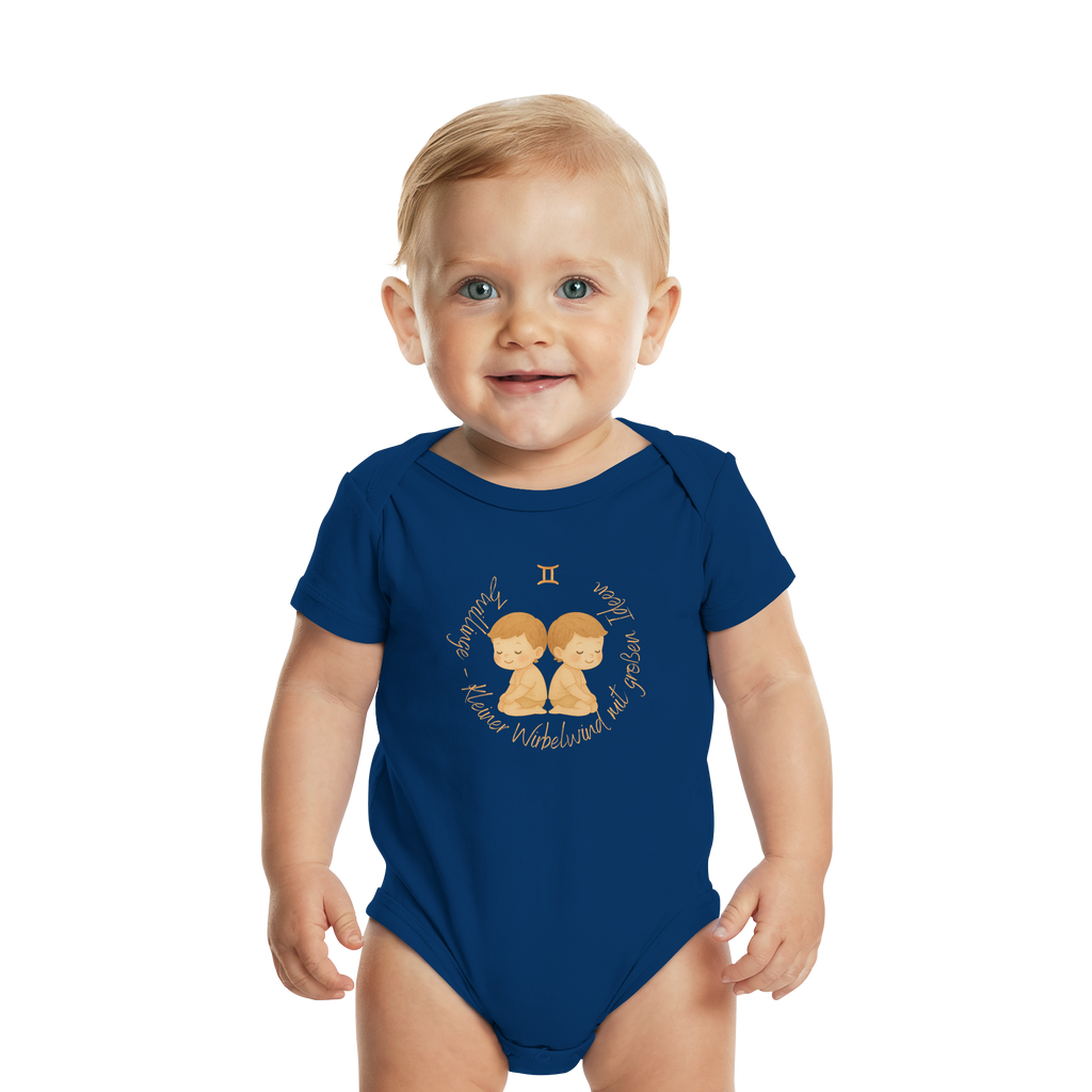 Zwillinge - Baby Boy - Organic Baby Bodysuit