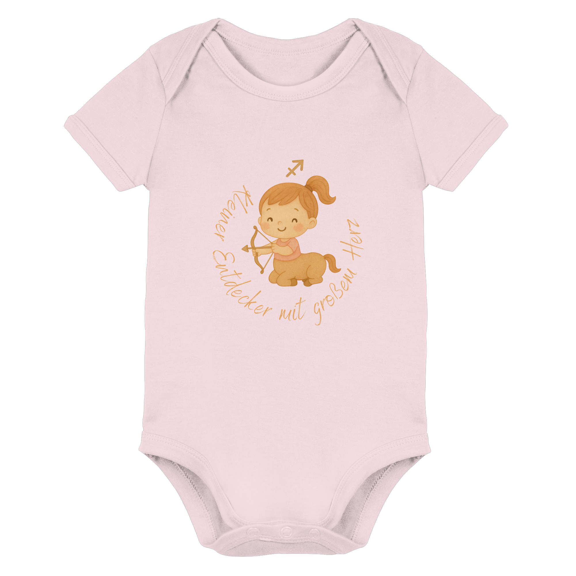 Schütze Mädchen - Kleiner Entdecker mit großem Herz - Organic Baby Bodysuit