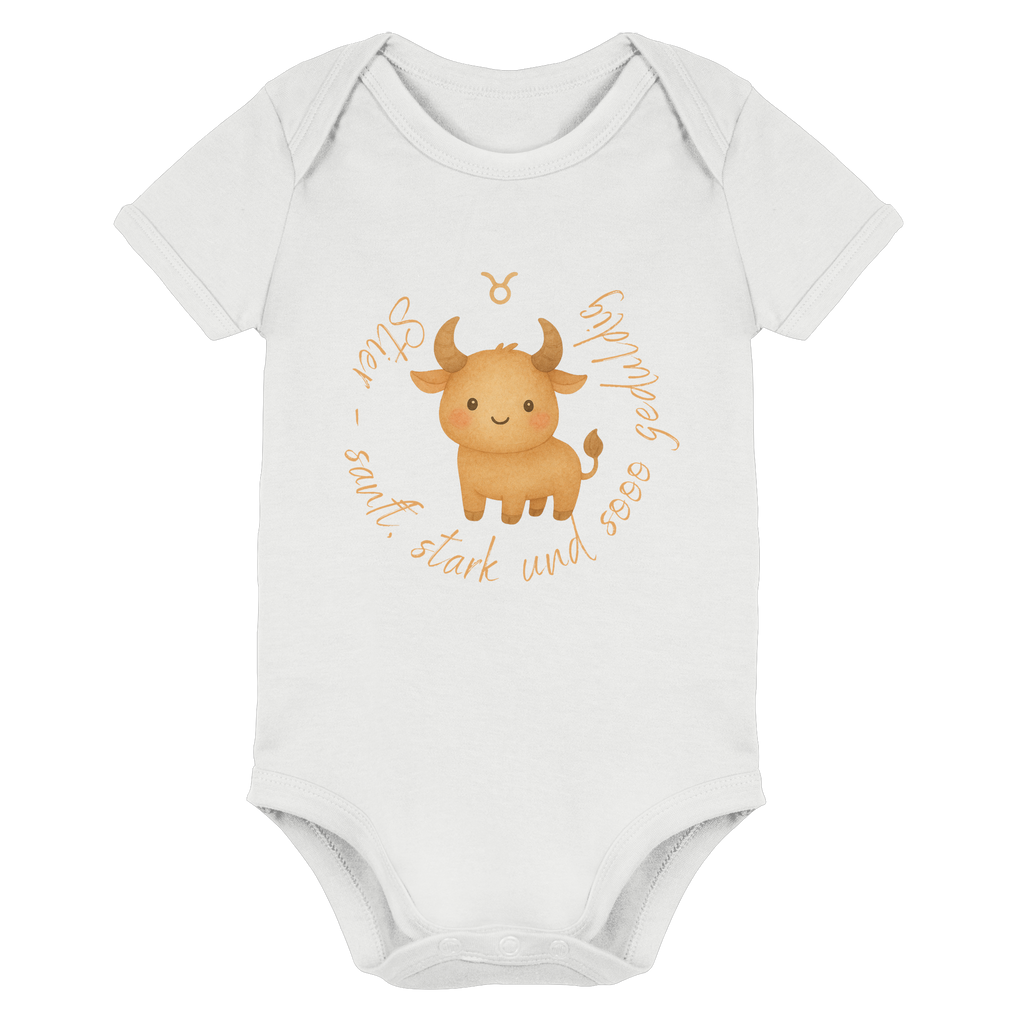 Stier - Baby Boy - Organic Baby Bodysuit