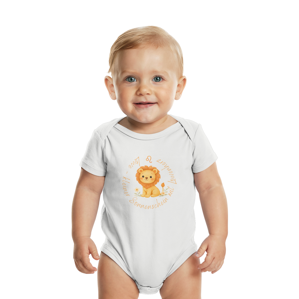 Löwe - Baby Girl - Organic Baby Bodysuit