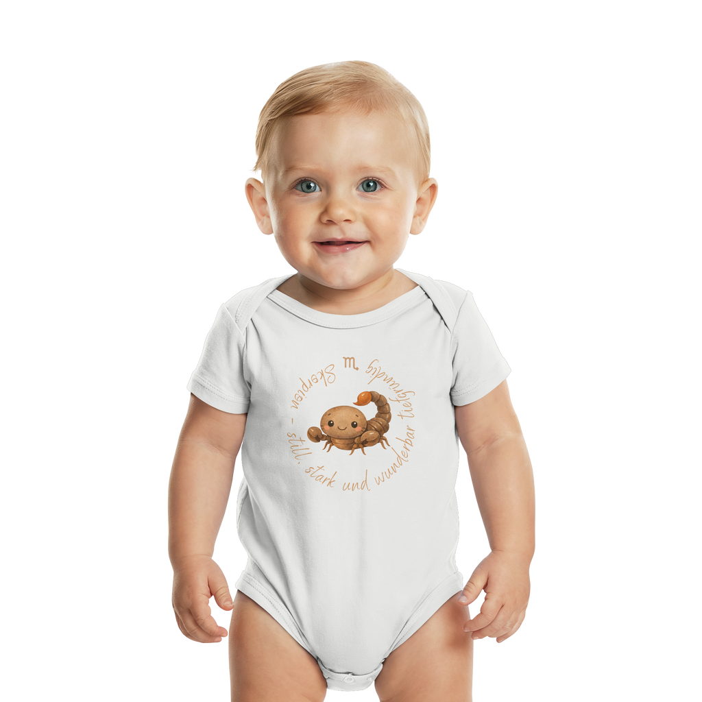 Skorpion - Baby Boy - Organic Baby Bodysuit