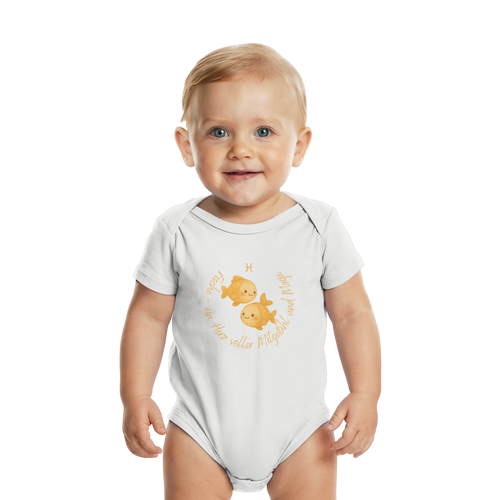 Fische - Baby Boy - Organic Baby Bodysuit