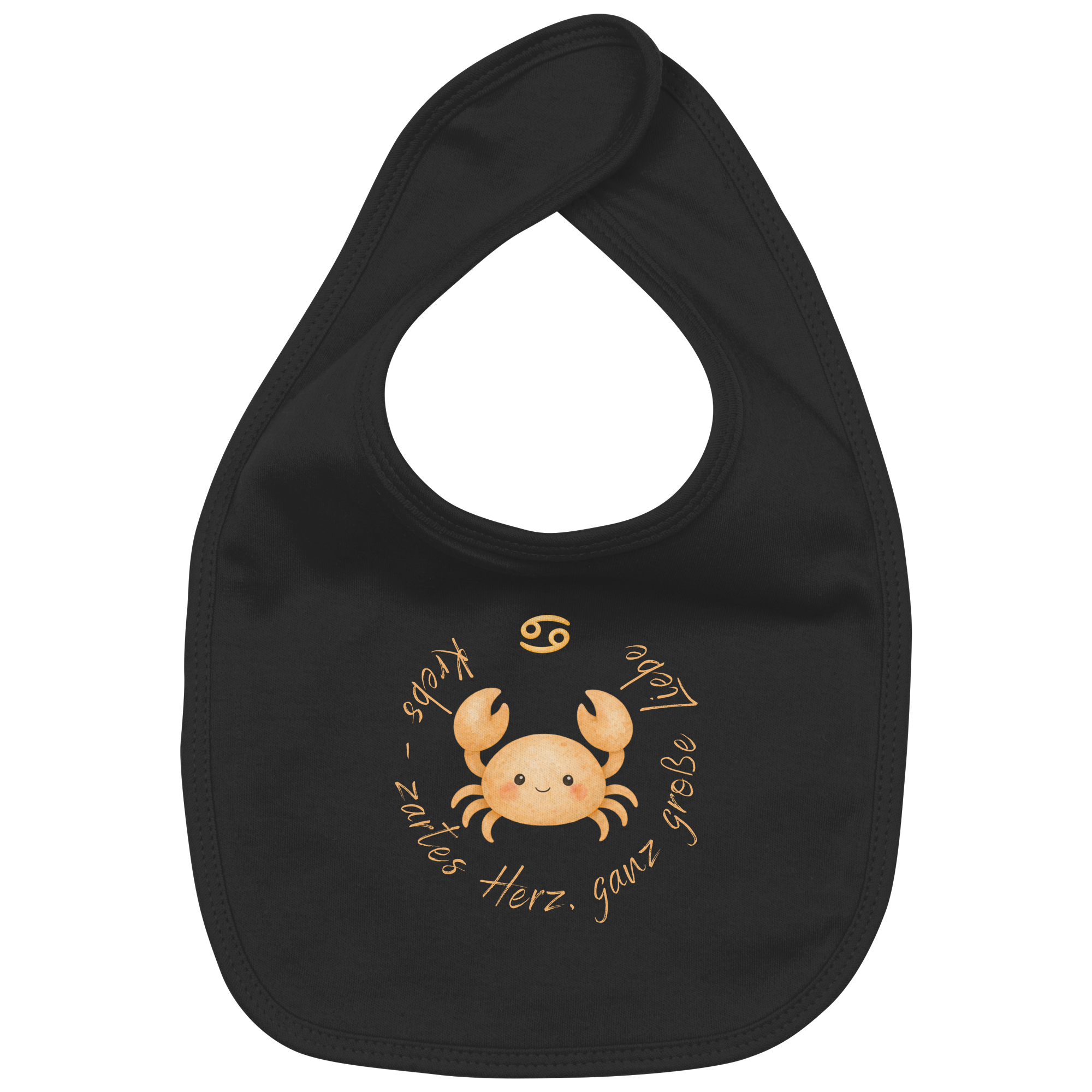 Krebs - Baby Boy - Organic Baby-Lätzchen