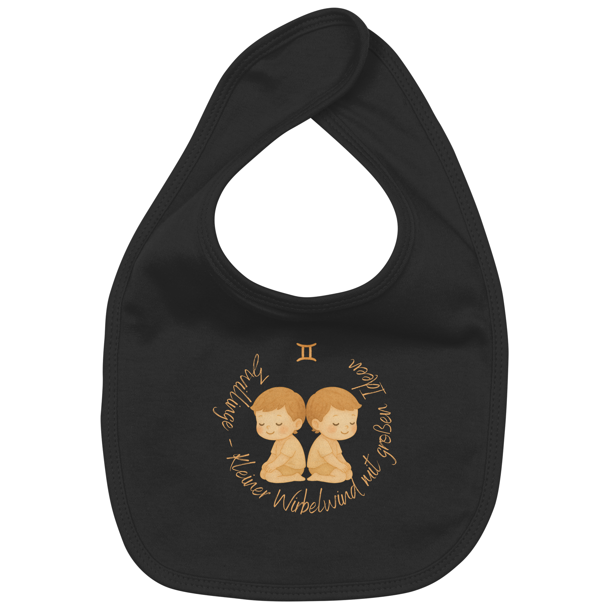 Zwillinge - Baby Boy - Organic Baby-Lätzchen