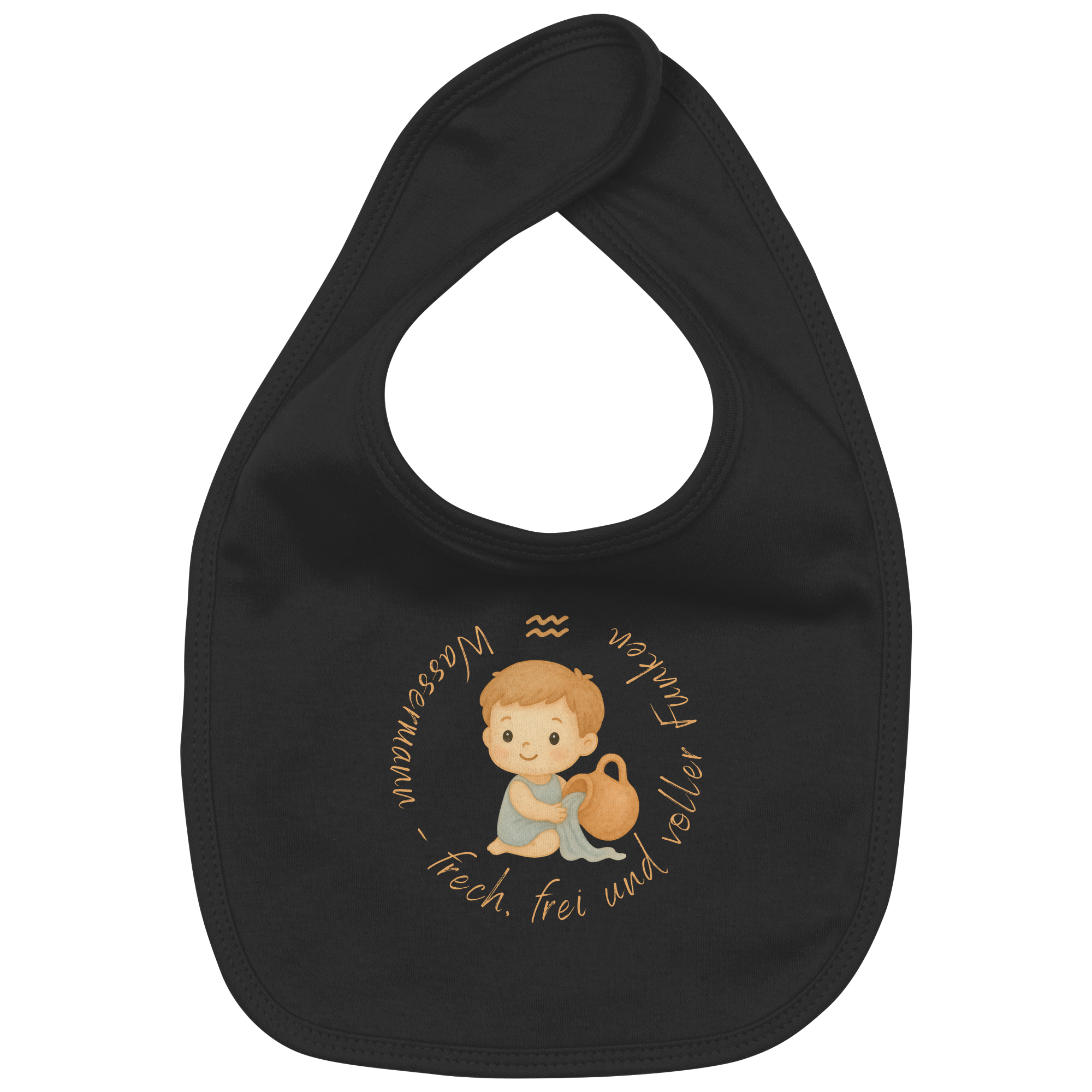 Wassermann - Baby Boy - Organic Baby-Lätzchen