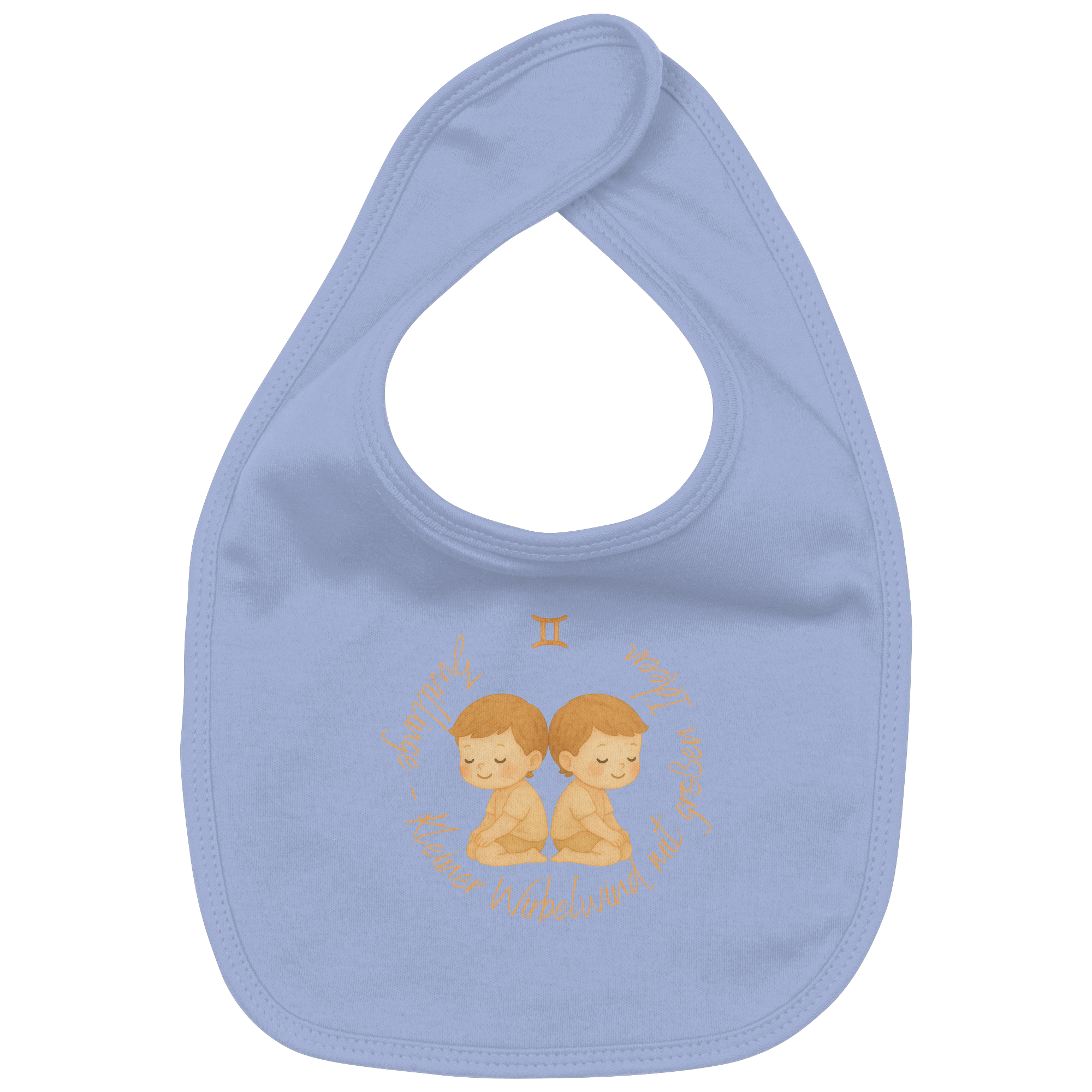Zwillinge - Baby Boy - Organic Baby-Lätzchen