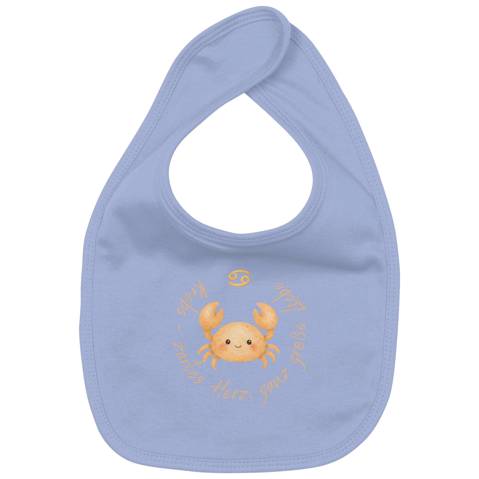 Krebs - Baby Boy - Organic Baby-Lätzchen