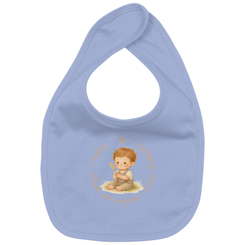 Jungfrau - Baby Boy - Organic Baby-Lätzchen