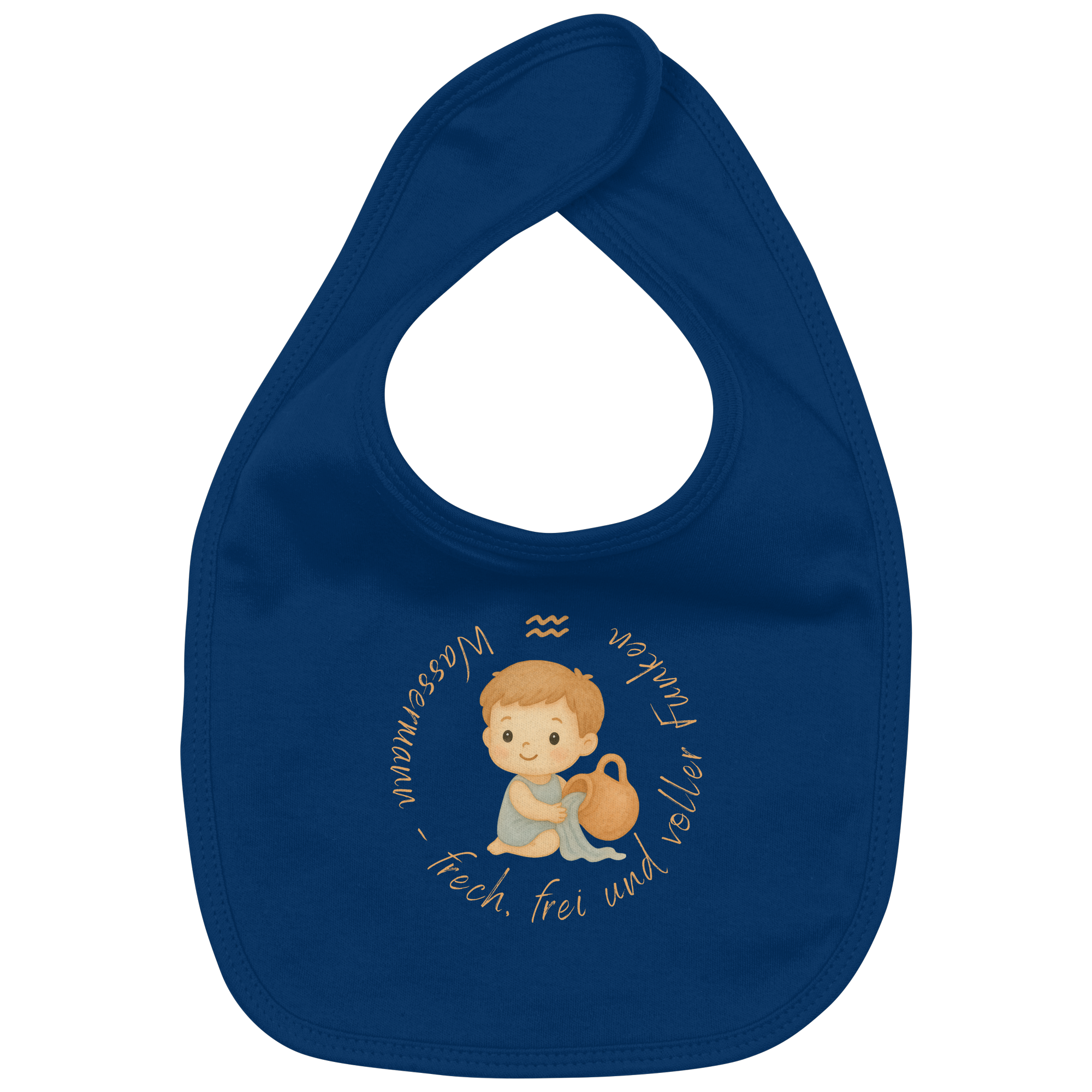 Wassermann - Baby Boy - Organic Baby-Lätzchen