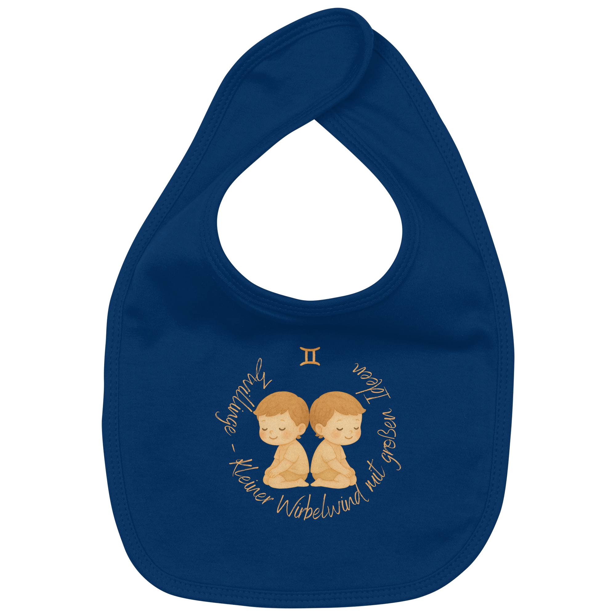Zwillinge - Baby Boy - Organic Baby-Lätzchen