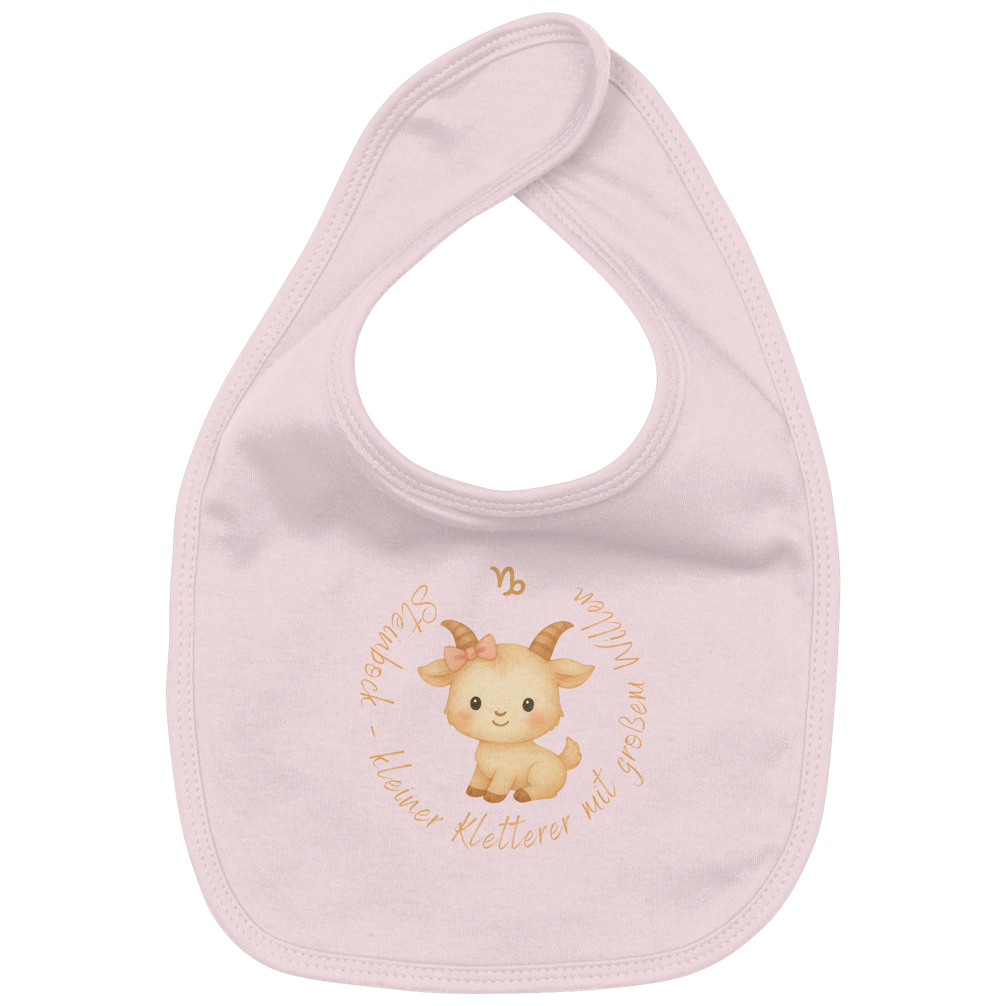 Steinbock - Baby Girl - Organic Baby-Lätzchen