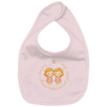 Zwillinge - Baby Girl - Organic Baby-Lätzchen