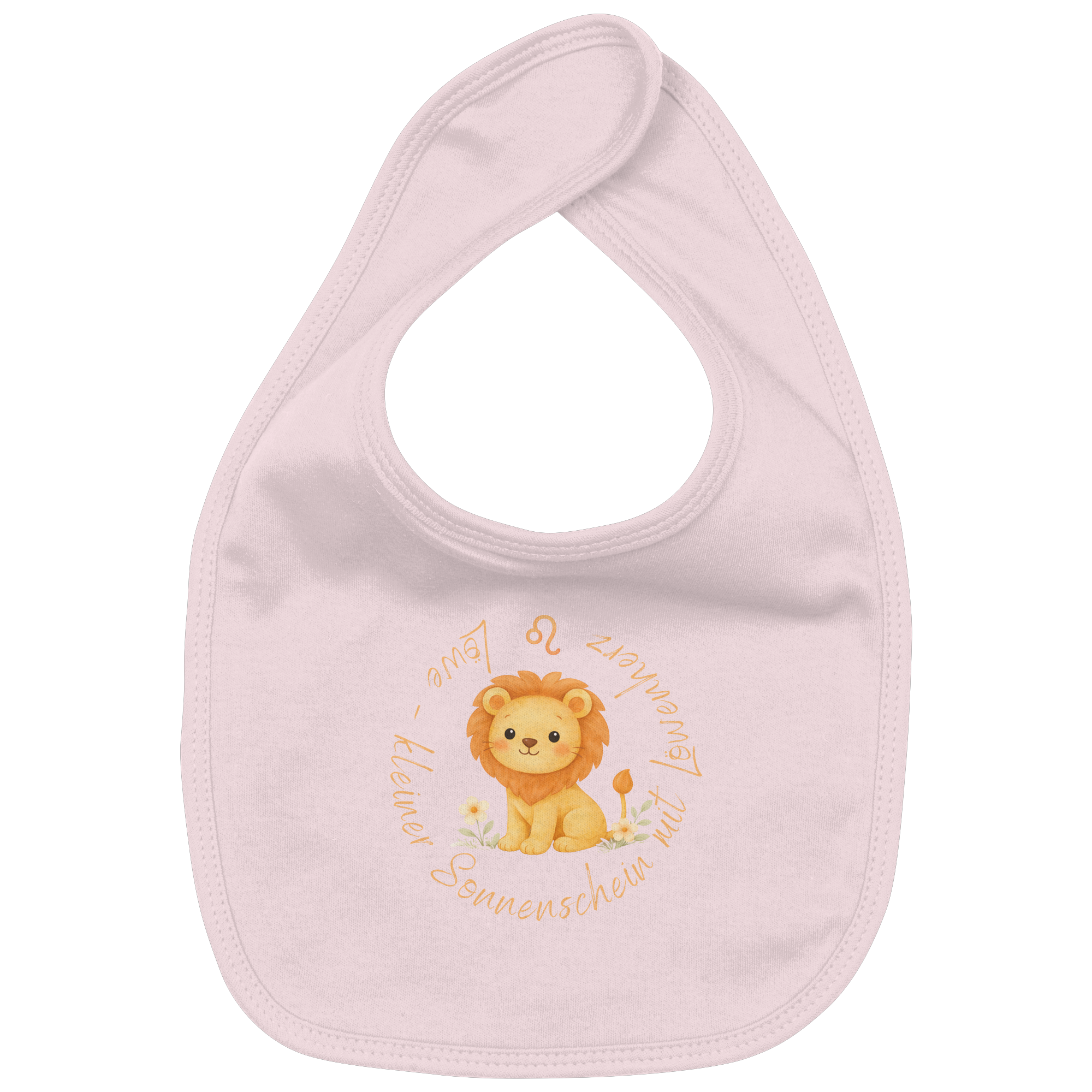 Löwe - Baby Girl - Organic Baby-Lätzchen