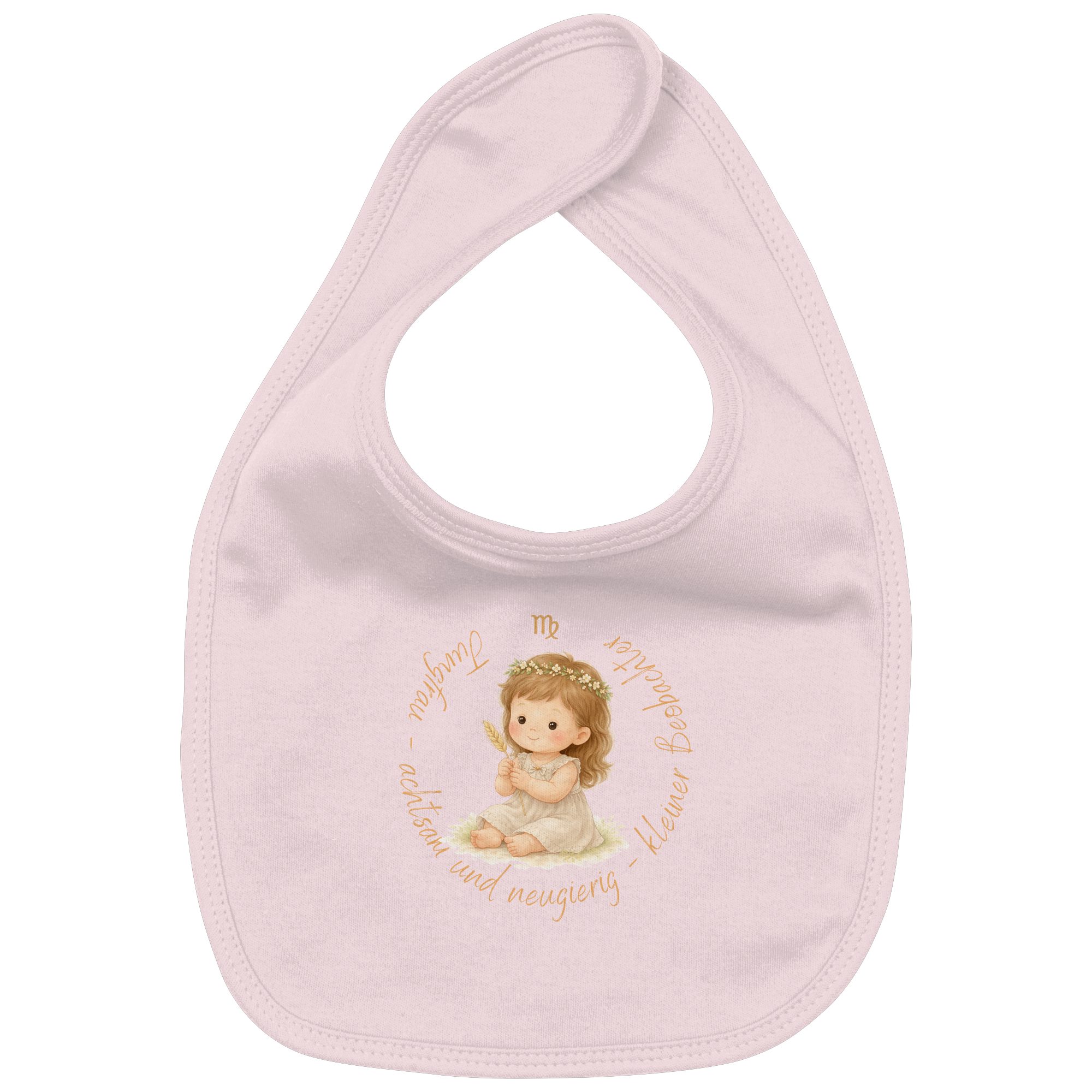 Jungfrau - Baby Girl - Organic Baby-Lätzchen