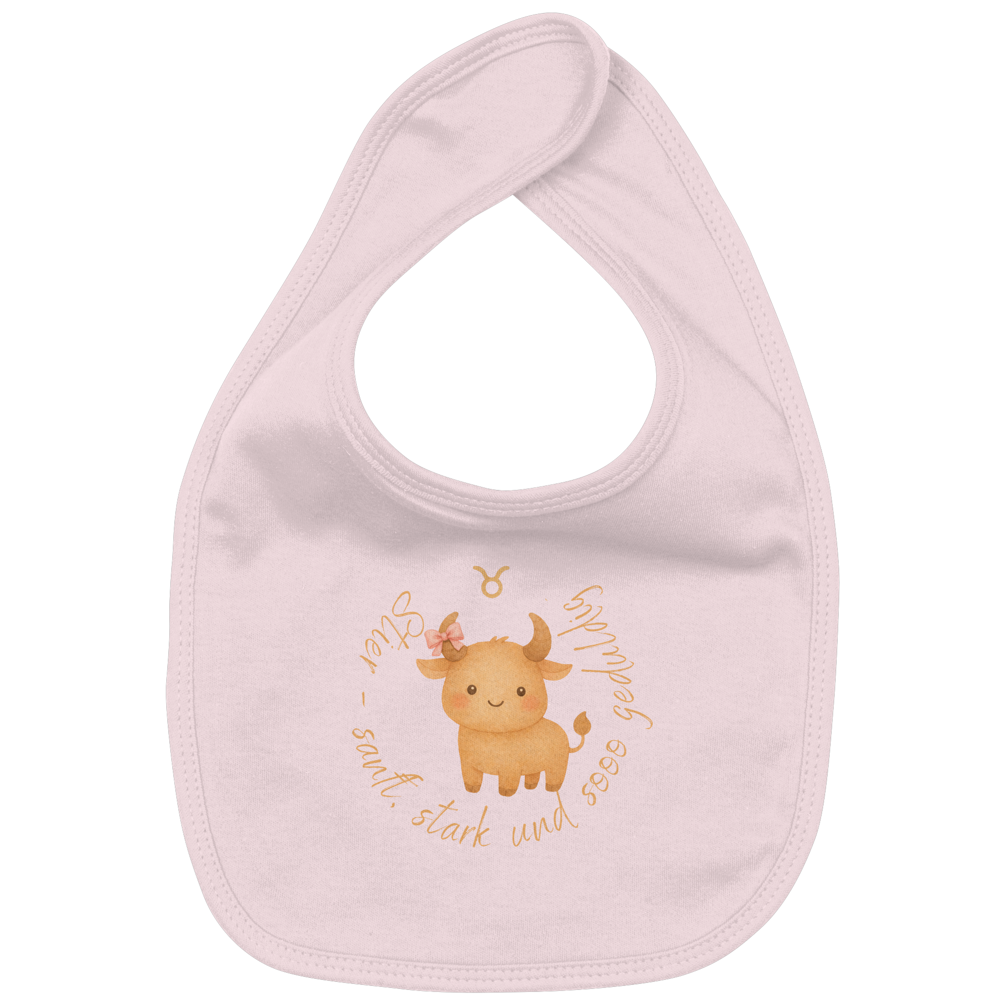 Stier - Baby Girl - Organic Baby-Lätzchen