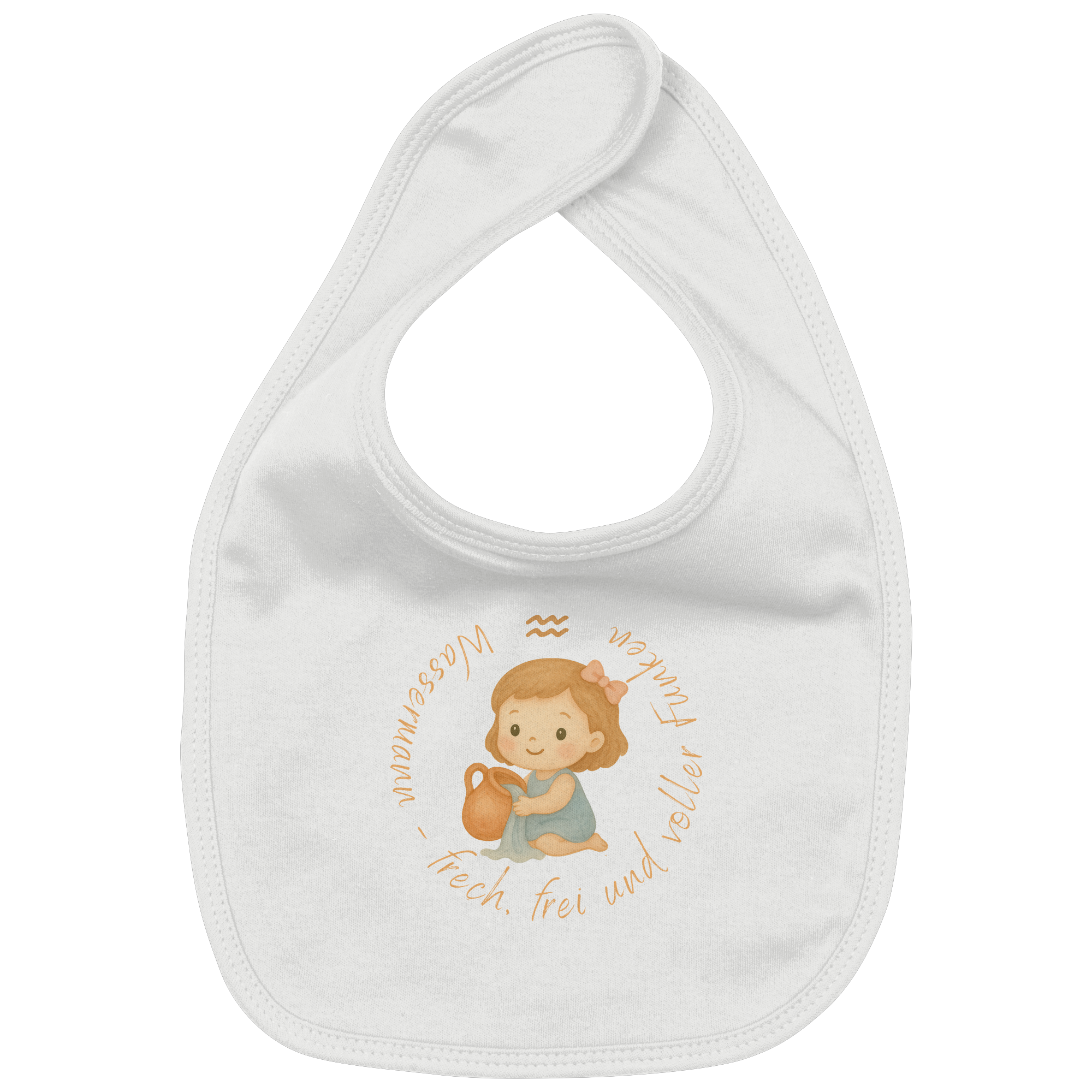 Wassermann - Baby Girl - Organic Baby-Lätzchen