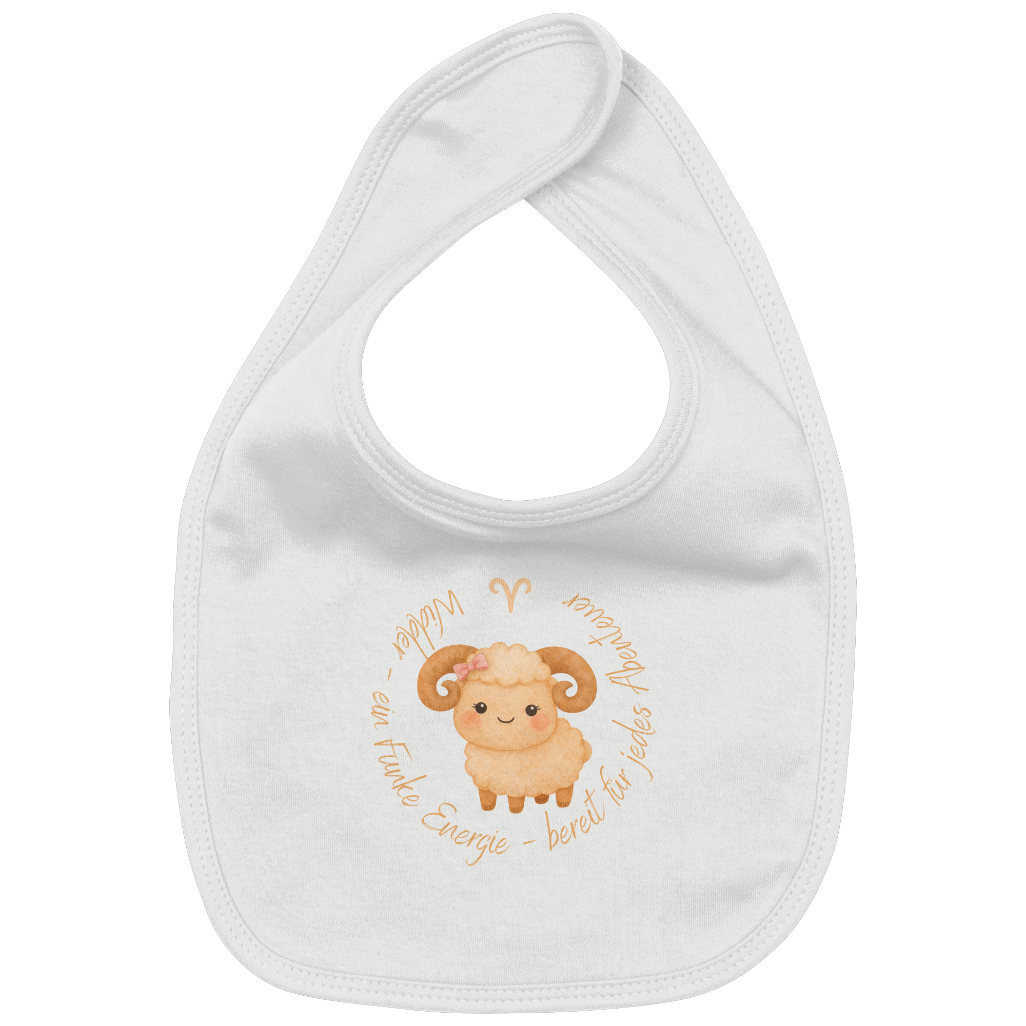 Widder - Baby Girl - Organic Baby-Lätzchen