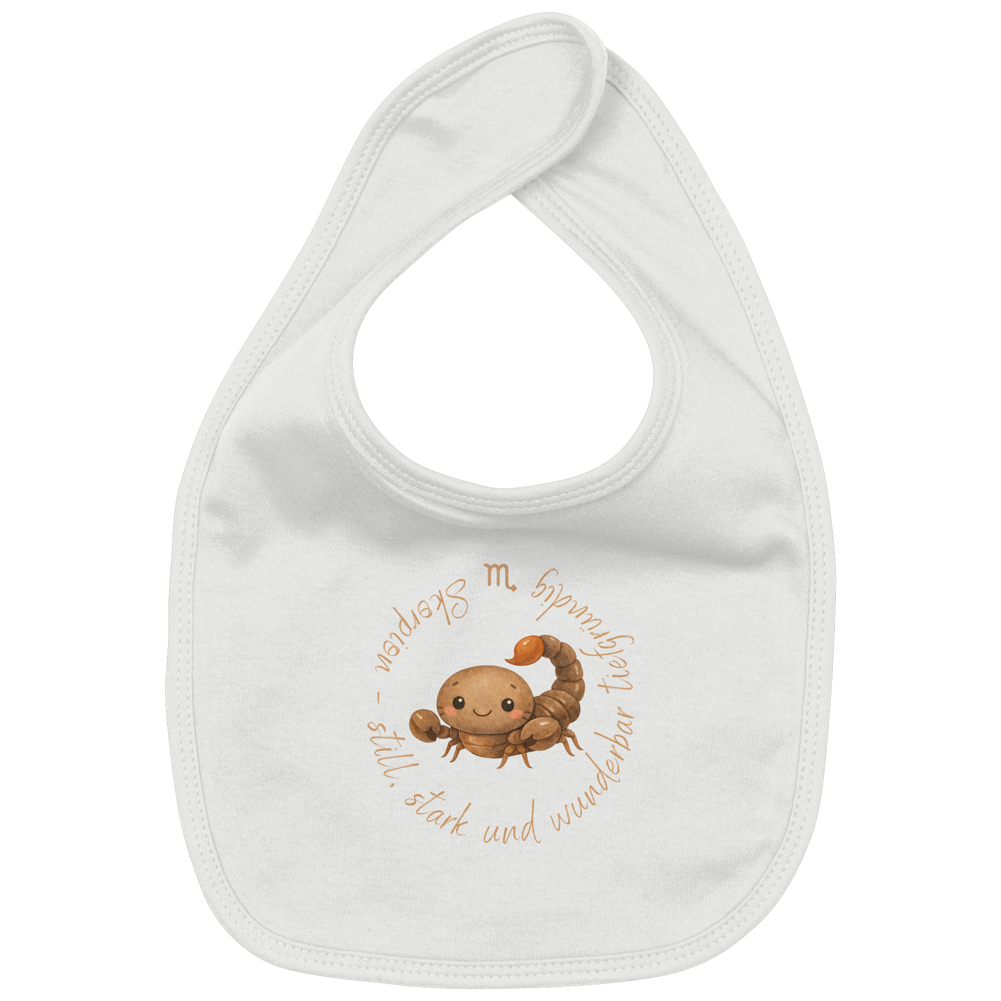 Skorpion - Baby Boy - Organic Baby-Lätzchen